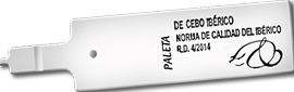 paleta bellota brida blanca