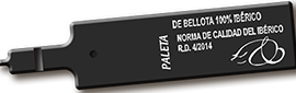 Paleta Bellota  100% Ibérica, Brida Negra